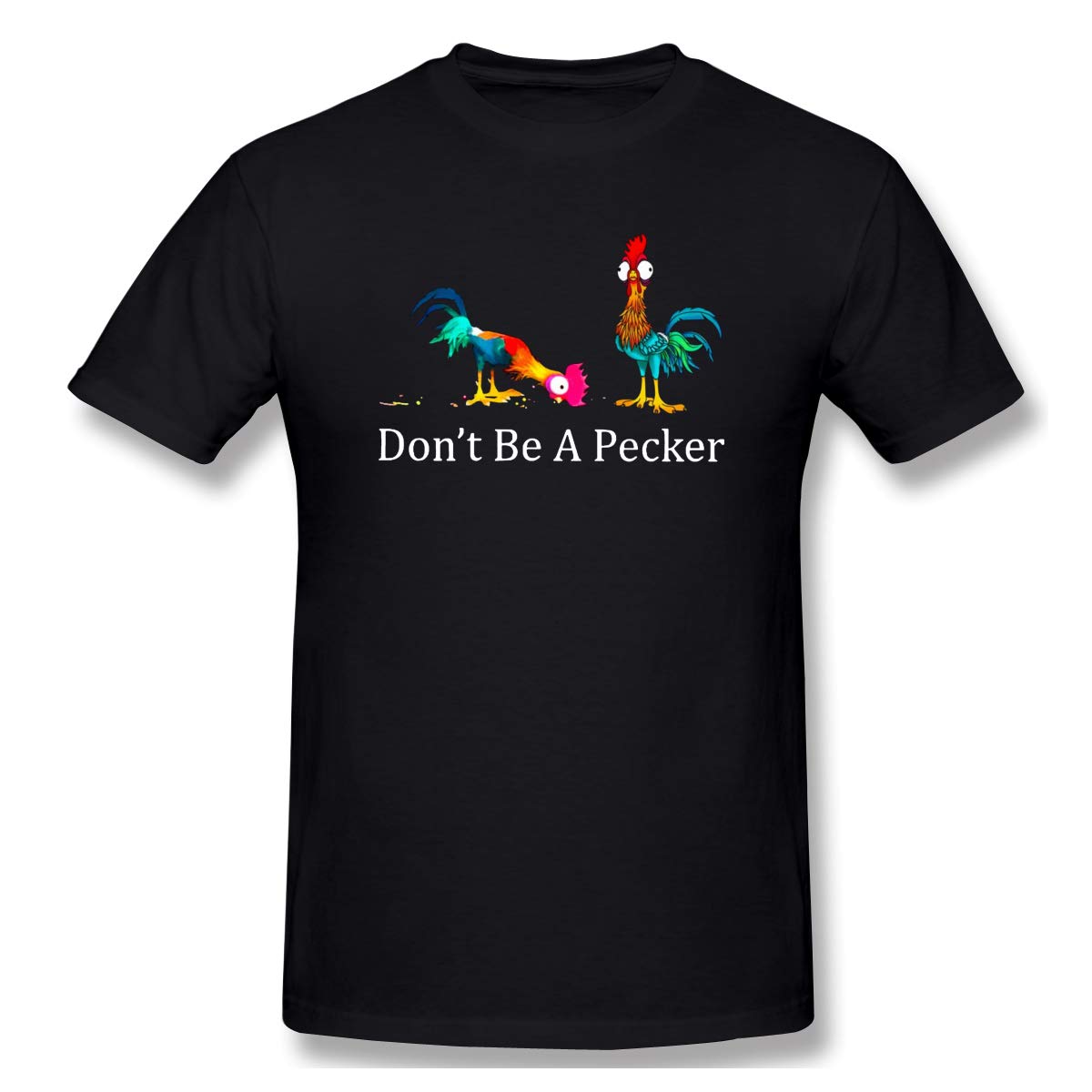 Always Be Yourself Rooster Adult Black T-Shirts