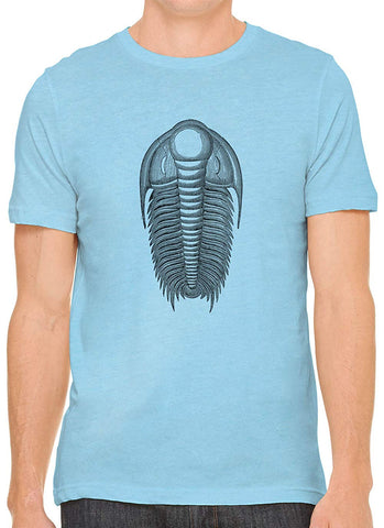 Ancient Crustacean Cotton Crewneck Unisex Blue T-Shirts