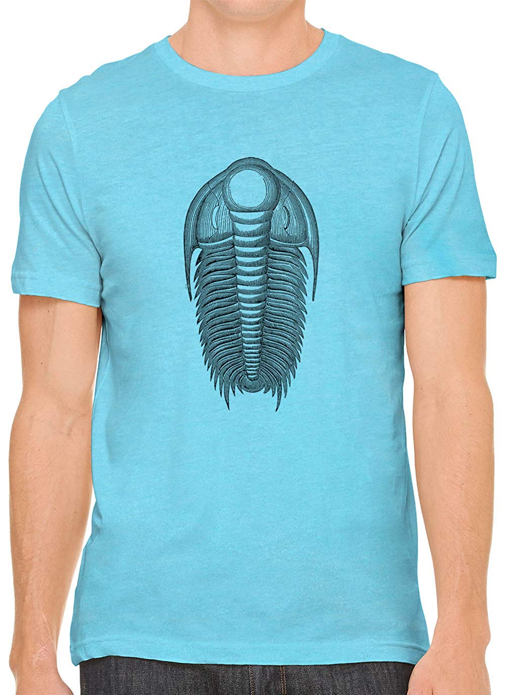 Ancient Crustacean Cotton Crewneck Unisex Blue T-Shirts