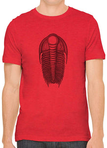 Ancient Crustacean Cotton Crewneck Unisex Red T-Shirts