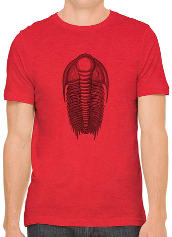 Ancient Crustacean Cotton Crewneck Unisex Red T-Shirts