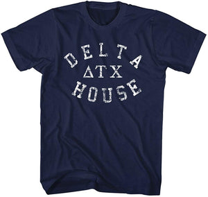 Animal House Distressed Delta House Small Navy T-Shirts