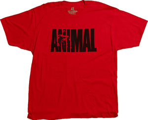 Animal Iconic M-Stak Premium Red T-Shirts