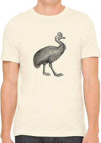 Australian Cassowary Cotton Crewneck Unisex Nature T-Shirts