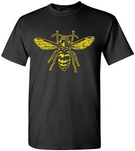 BEE-Mens Cotton Black T-Shirts