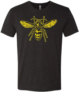 BEE-Mens Cotton Black T-Shirts