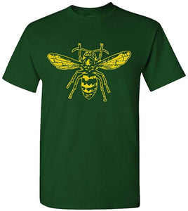 BEE-Mens Cotton Green T-Shirts