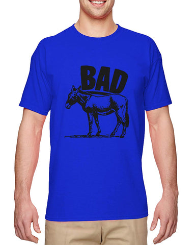 Bad Ass-Donkey Funny Pun Joke Men's Royal T-Shirts