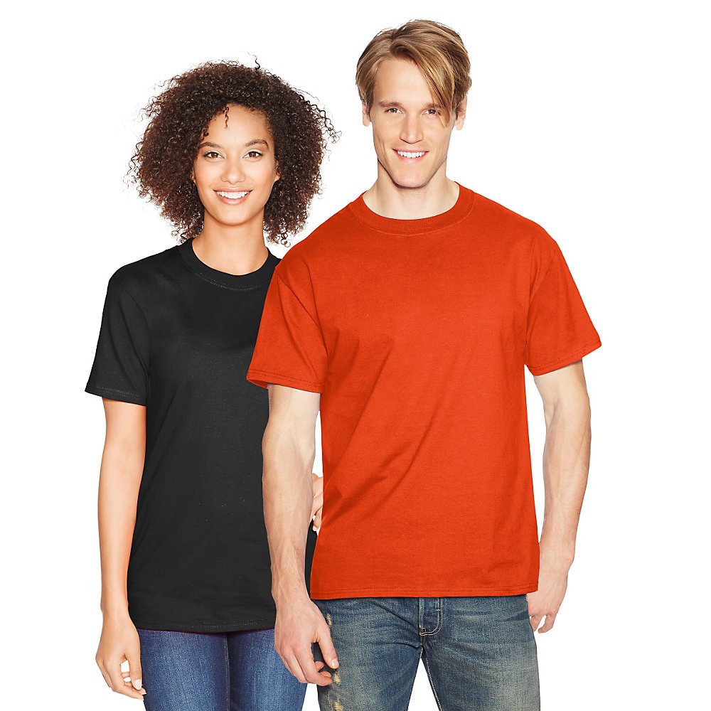 Beefy-T Adult Short-Sleeve Orange T-Shirts