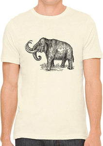 Big Wooly Mammoth Cotton Crewneck Unisex Nature T-Shirts