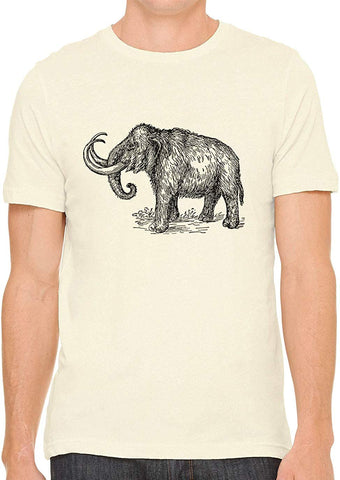 Big Wooly Mammoth Cotton Crewneck Unisex Nature T-Shirts