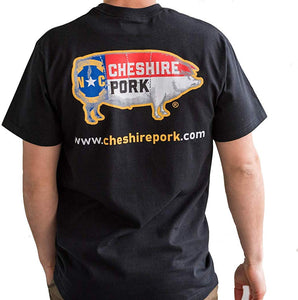 Cheshire Pork Black T-Shirts