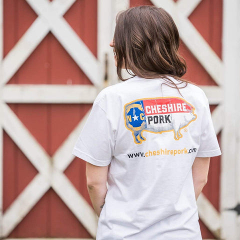 Cheshire Pork White T-Shirts