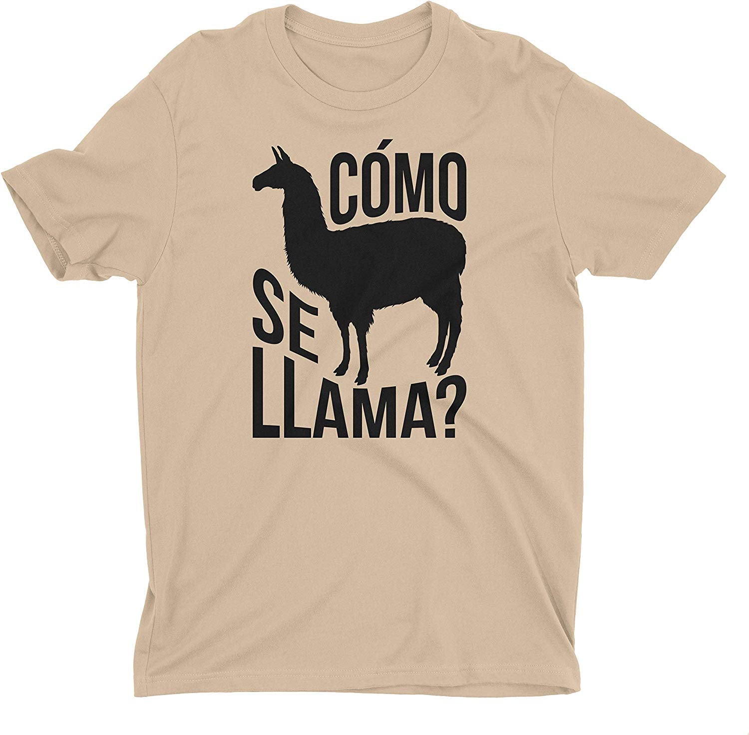 Como Se Llama-Funny Pun for Men Beige T-Shirts