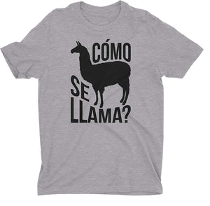 Como Se Llama-Funny Pun for Men Grey T-Shirts