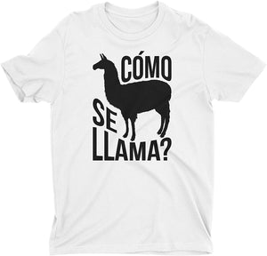 Como Se Llama-Funny Pun for Men White T-Shirts