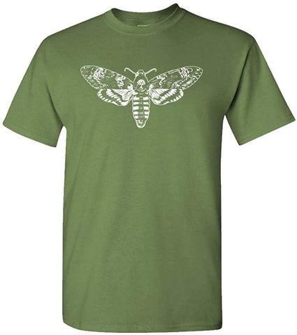 Death's Head Moth-Mens Cotton Military T-Shirts