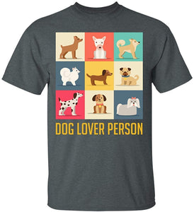 Dog Lover Person | Lab Chihuahua Puppy Doggy Cute grey T-Shirts