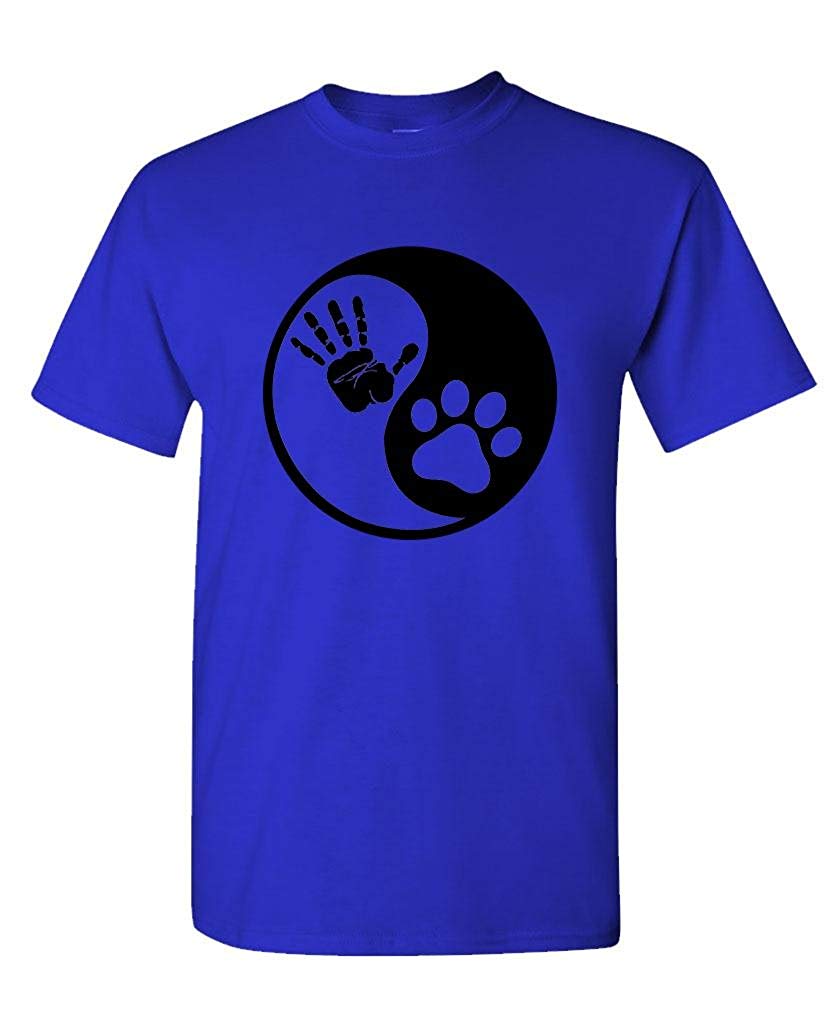 Dog YIN YANG-pet Rescue Dog Puppy Animal-Mens Cotton Royal T-Shirts