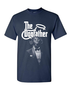 Dogfather Funny Parody Dog Lovers Pet Best Friend Blue T-Shirts