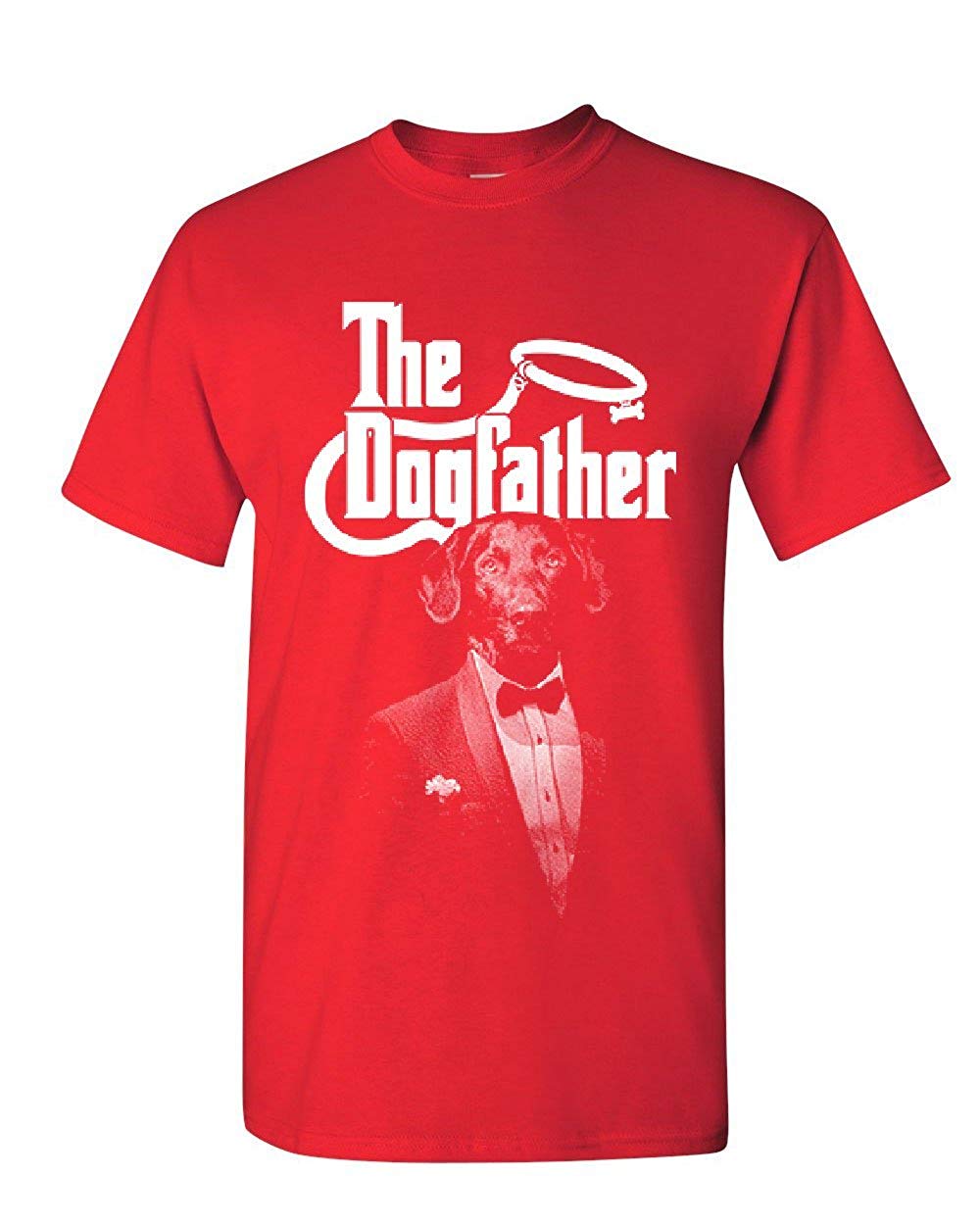 Dogfather Funny Parody Dog Lovers Pet Best Friend Red T-Shirts