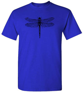 Dragonfly-Mens Cotton Royal T-Shirts