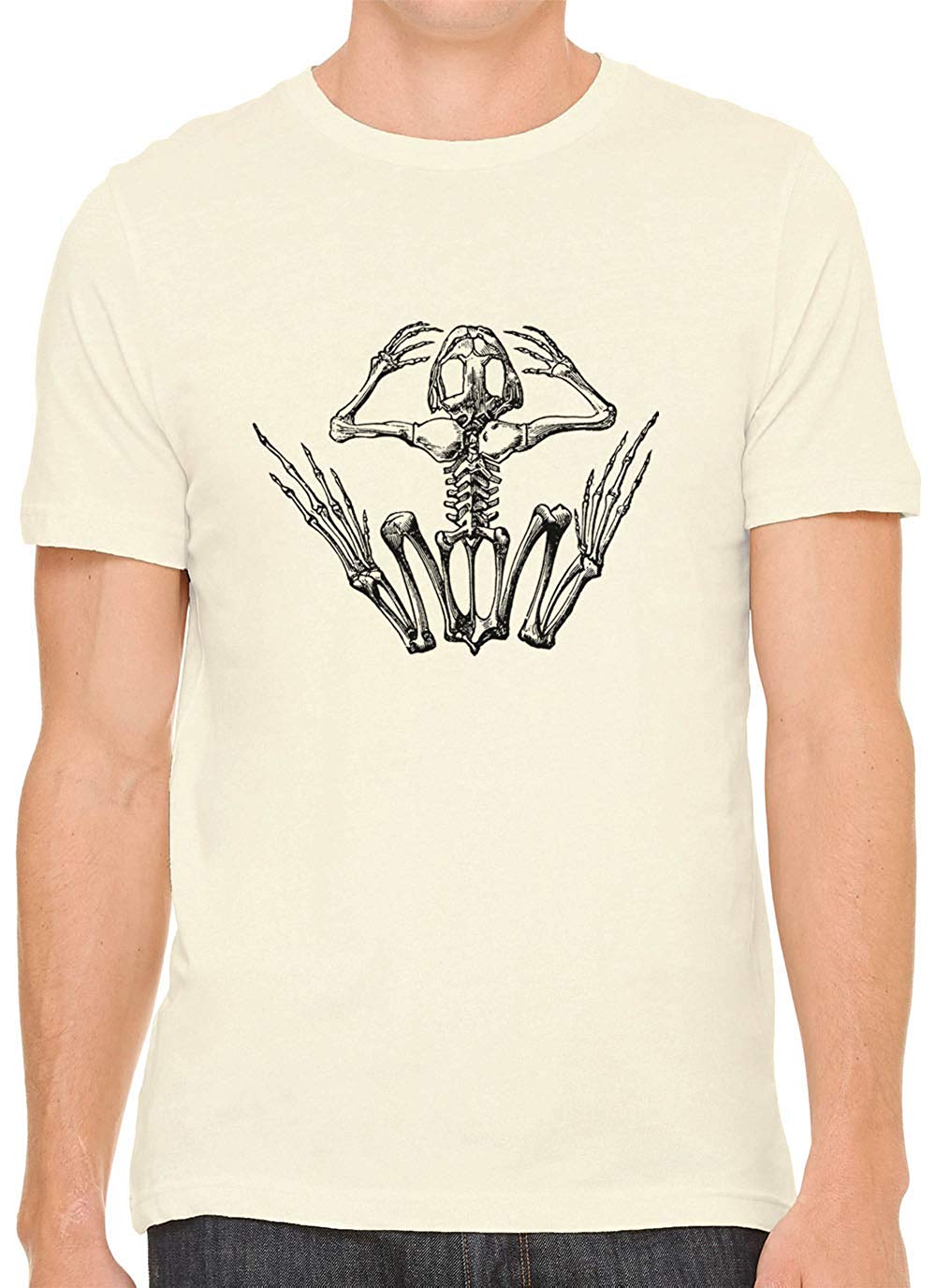 Frog Bone Anatomy Cotton Crewneck Unisex Nature T-Shirts