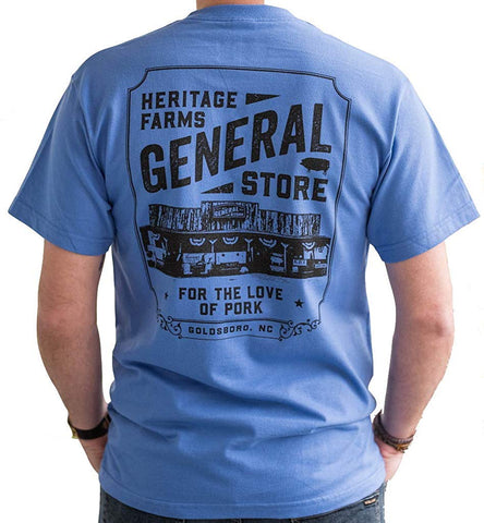 General Store Pocket Blue T-Shirts