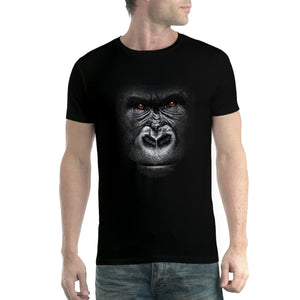 Gorilla Face Animals Men New Black T-Shirts