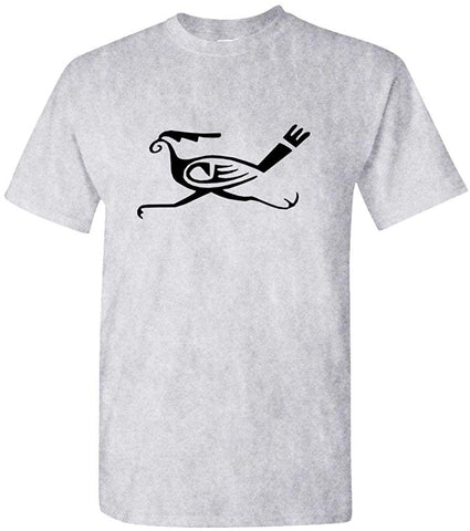 HOPI Roadrunner Mens Cotton Grey T-Shirts