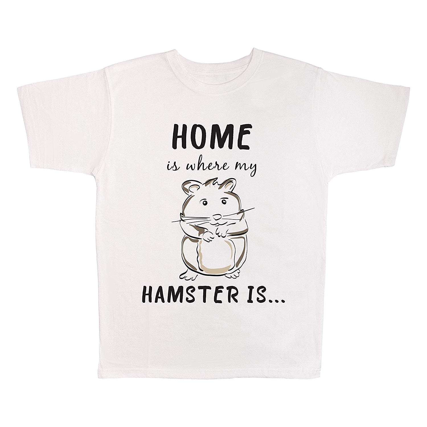 Home is Where My Hamster is White T-Shirts