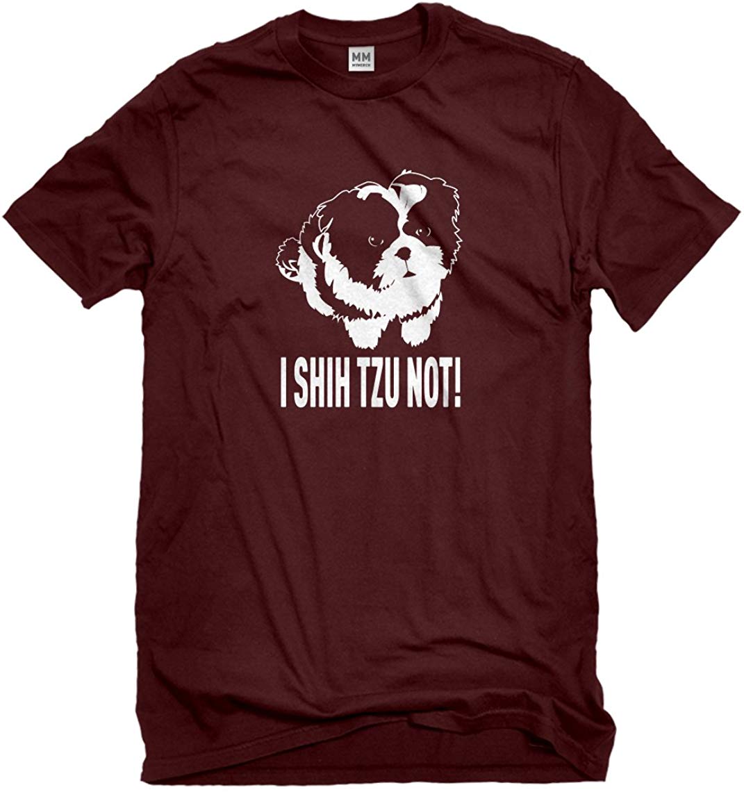 I Shih Tzu No Maroon T-Shirts