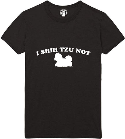 I Shih Tzu Not Printed Black T-Shirts