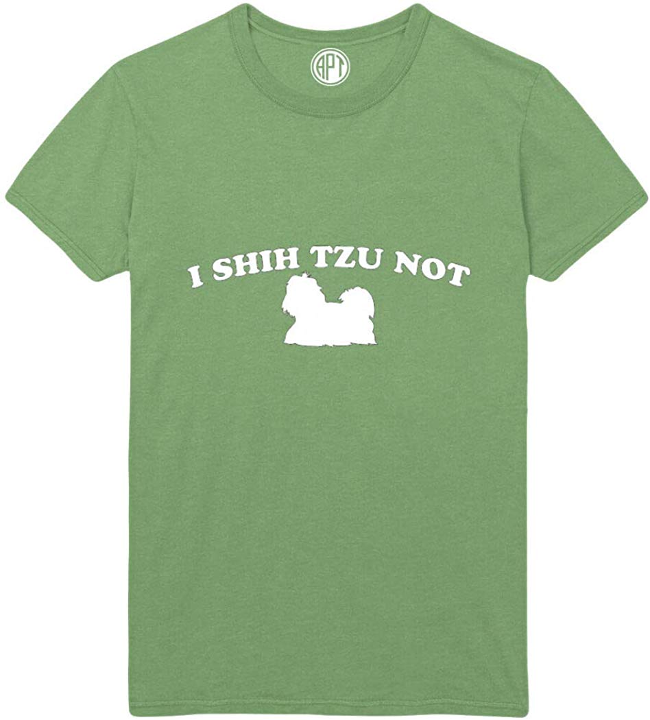 I Shih Tzu Not Printed Green T-Shirts