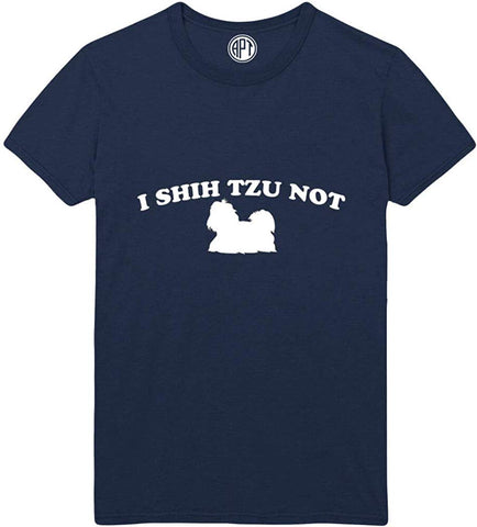 I Shih Tzu Not Printed Navy T-Shirts