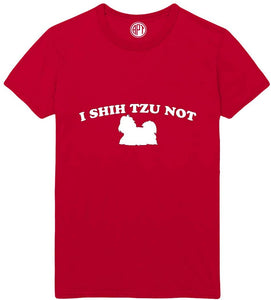 I Shih Tzu Not Printed Red T-Shirts