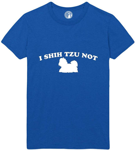 I Shih Tzu Not Printed Royal T-Shirts