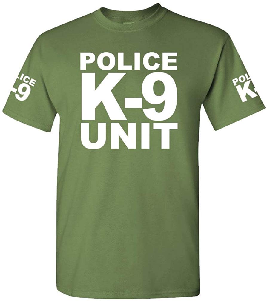 K-9 Unit Police-Law Enforcement Duty k9-Mens Cotton Military T-Shirts