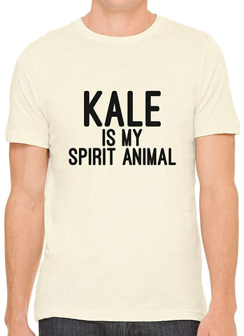 Kale is My Spirit Animal Cotton Crewneck Men Nature T-Shirts