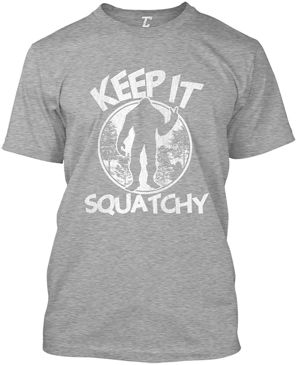 Keep It Squatchy-Bigfoot Sasquatch Men's Gray T-Shirts