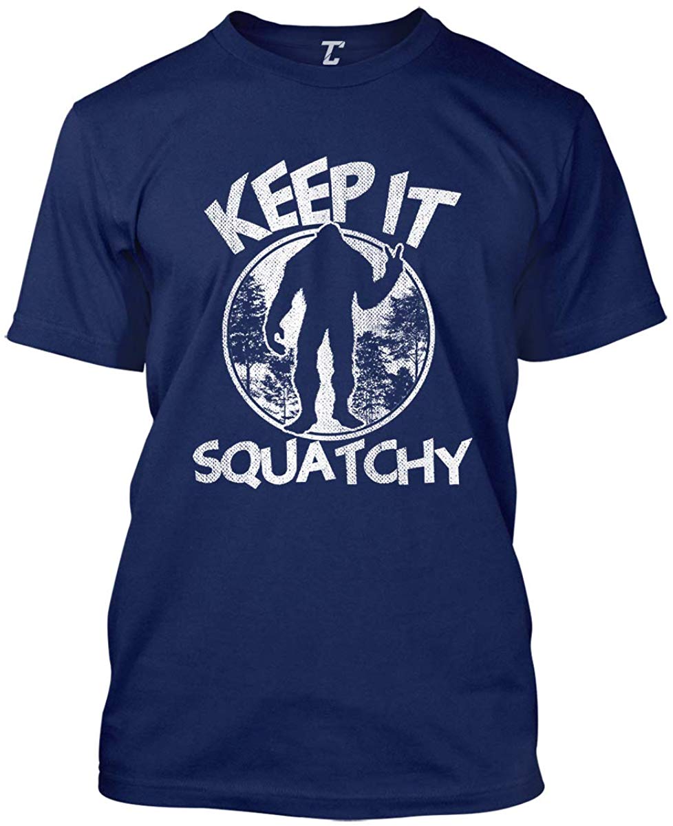 Keep It Squatchy-Bigfoot Sasquatch Men's Navy T-Shirts