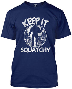 Keep It Squatchy-Bigfoot Sasquatch Men's Navy T-Shirts