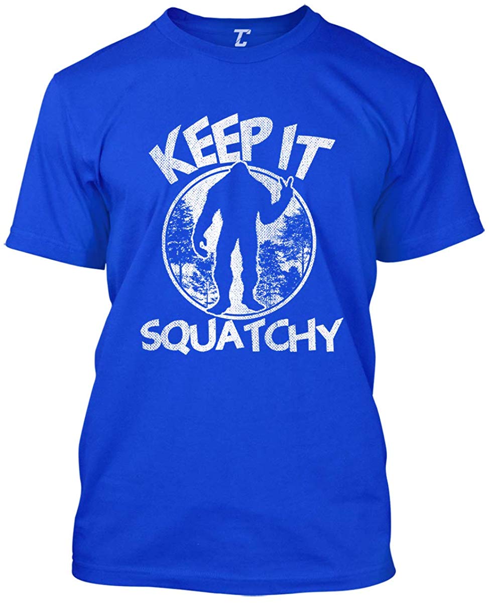 Keep It Squatchy-Bigfoot Sasquatch Men's Royal T-Shirts