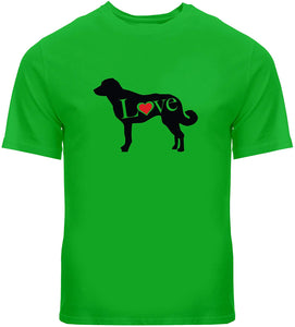 Love Turkish Shepherd Kangal Siva GD Puppy Mens Unisex Dog Lover Gift Anatolian Karabash Shepherd Green T-Shirts