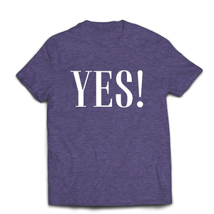 Men's A That Say Yes Sure Okay! Positive Mood Grey T-Shirts