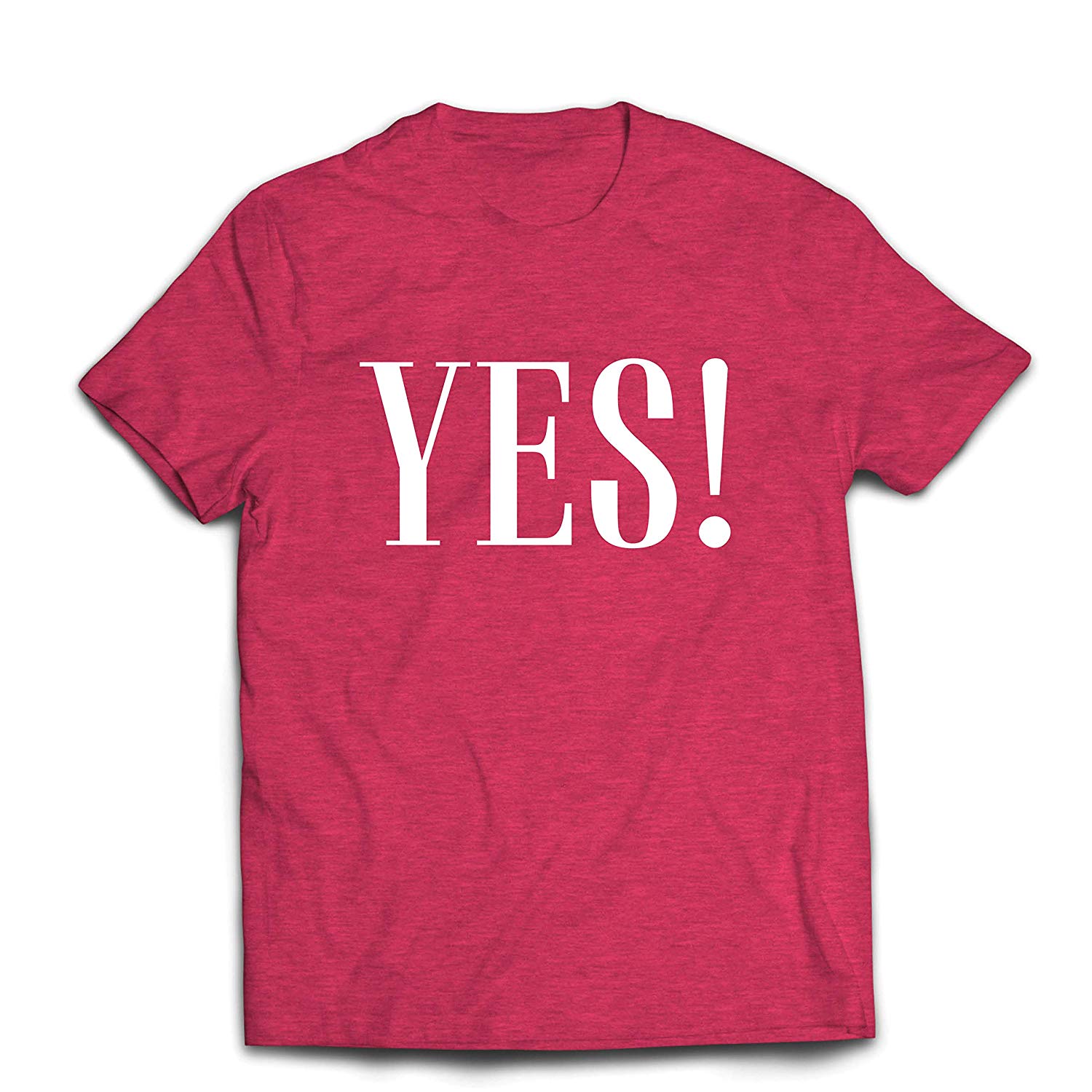 Men's A That Say Yes Sure Okay! Positive Mood Red T-Shirts