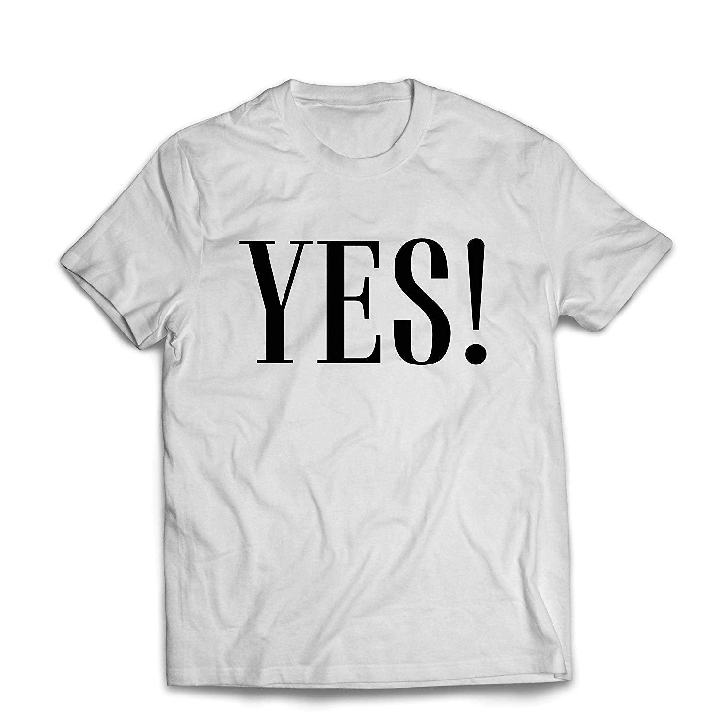 Men's A That Say Yes Sure Okay! Positive Mood White T-Shirts