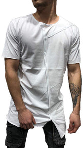 Men's Active Athletic Crew Spring And Autumn Casual Sports Short Sleeve Top White T-Shirts