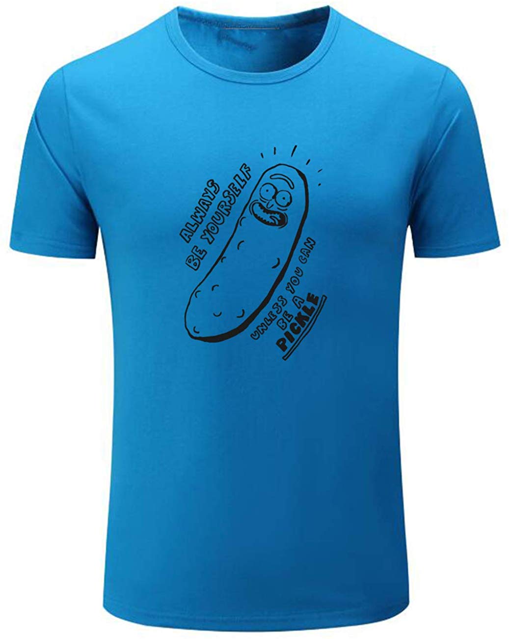 Men's Always Be Yourself Unless You Can Be A Pickle Cute Blue T-Shirts