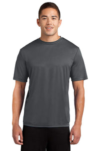 Men's Big and Tall Short Sleeve Moisture Wicking Athletic Grey T-Shirts